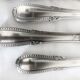 Baroque model silver metal cutlery service