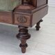 1930s, Danish 3 seater antique sofa, furniture velour, ash wood.