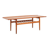 Grande table basse de Grete Jalk, design danois Mid-Century