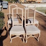Louis XIV solid wood chairs