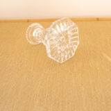 Worked glass candle holder