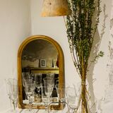 Rattan mirror  - 56x34cm