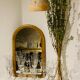 Rattan mirror  - 56x34cm