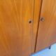 Vintage oak wardrobe from the 1960s.