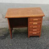 Vintage desk 2 drawers 1 locker