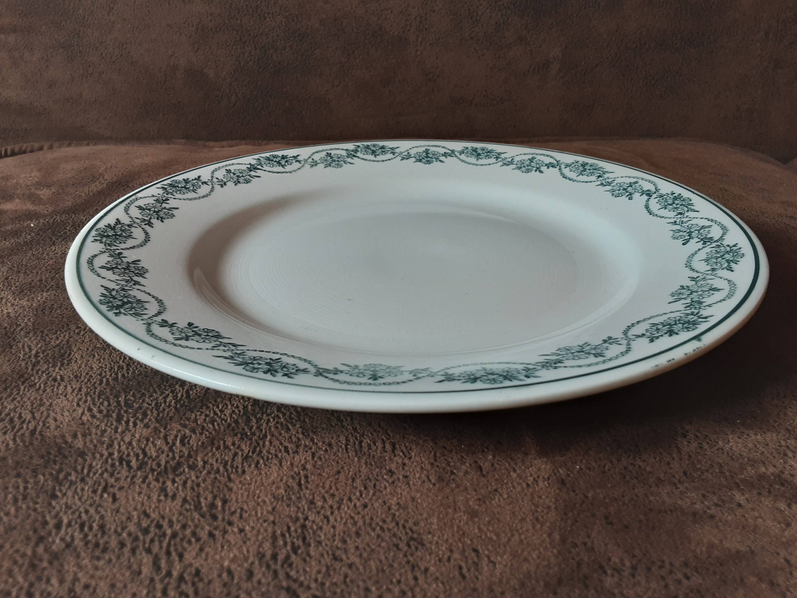 Assiette  plate St amand