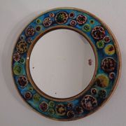 French ceramic mirror, 1960s