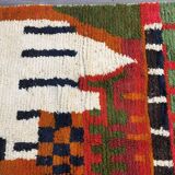 Unique orange Moroccan rug, 150/250cm