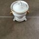 White porcelain covered pot