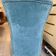 Vintage blue velvet armchair, 1950s-60s