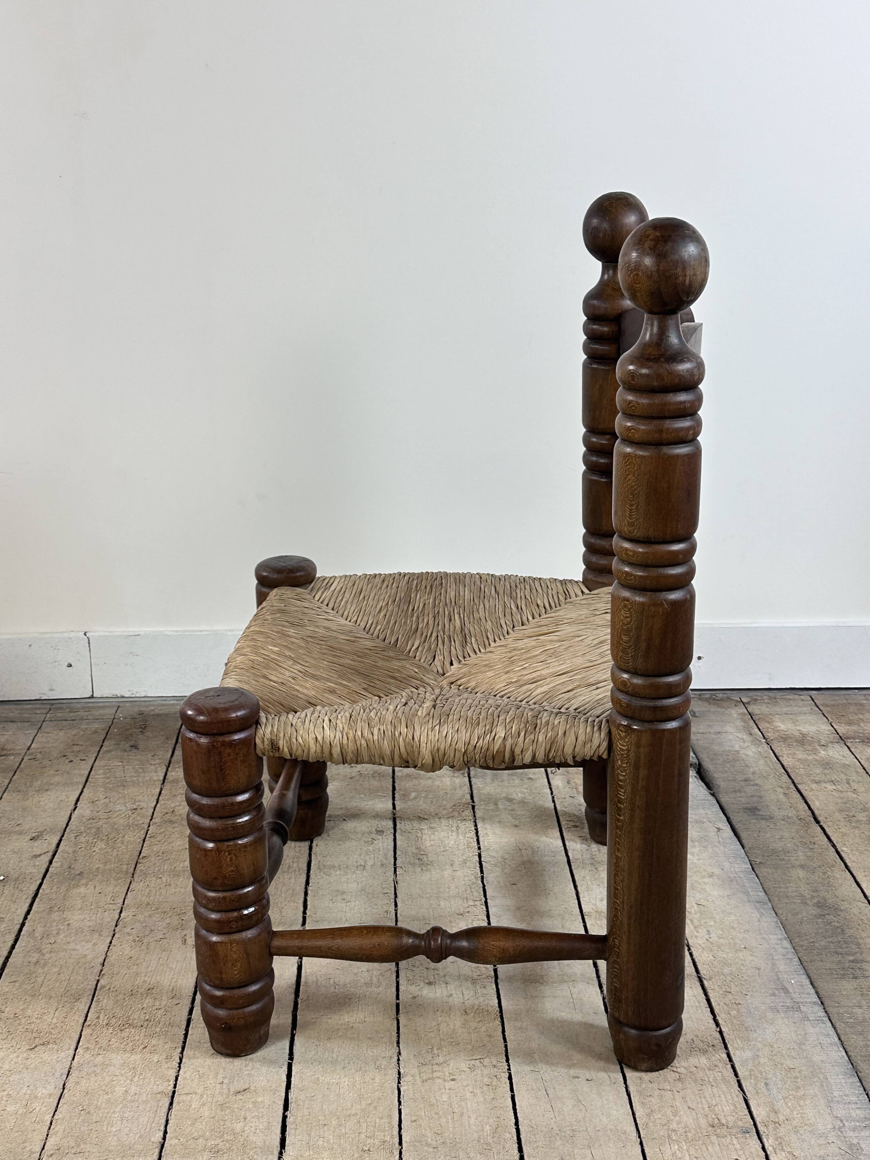 low chairs  Dudouyt style 1950