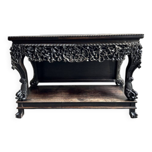 Console antique sculptée