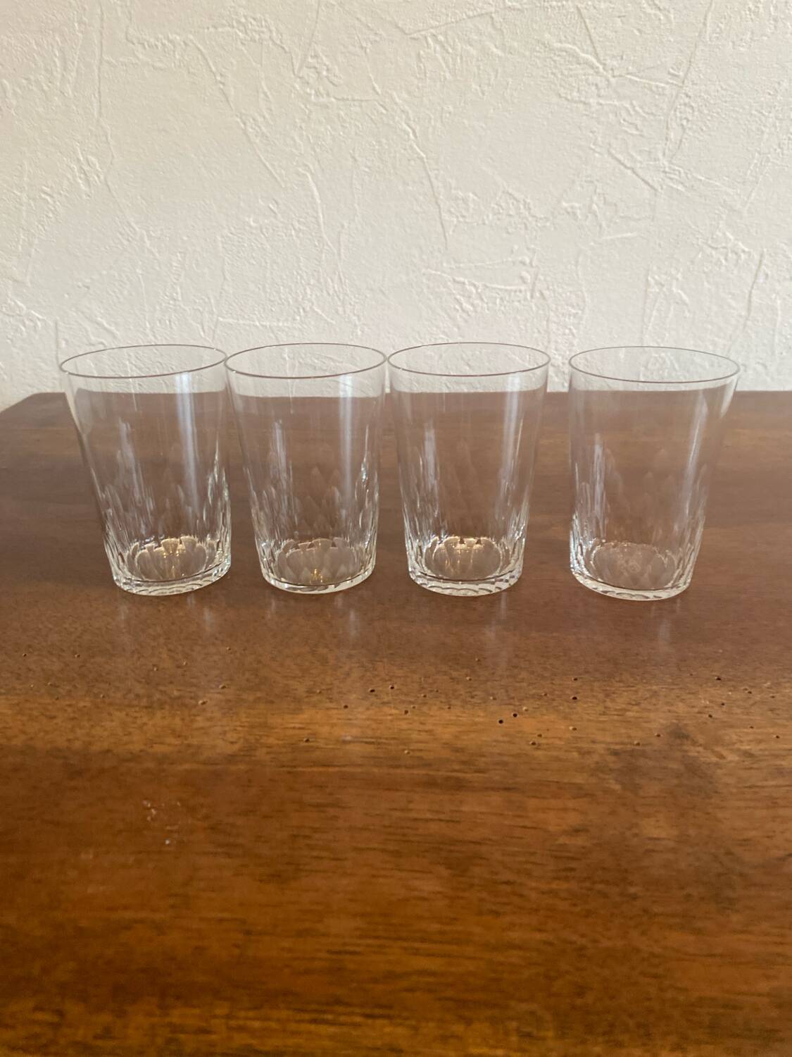 Crystal water glasses