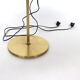 Golden metal floor lamp 70s