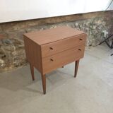Scandinavian-style bedside table, 1960s
