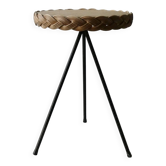 Tripod pedestal table from the 60s