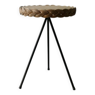 Tripod pedestal table from the 60s