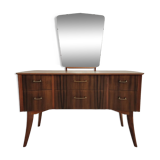 Mid-Century Dressing Table with Zebrano Wood Veneer from Morris of Glasgow, Scotland 1950s