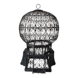 Metal and wood birdcage