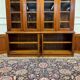 Classic English Bookcase with Glass Doors