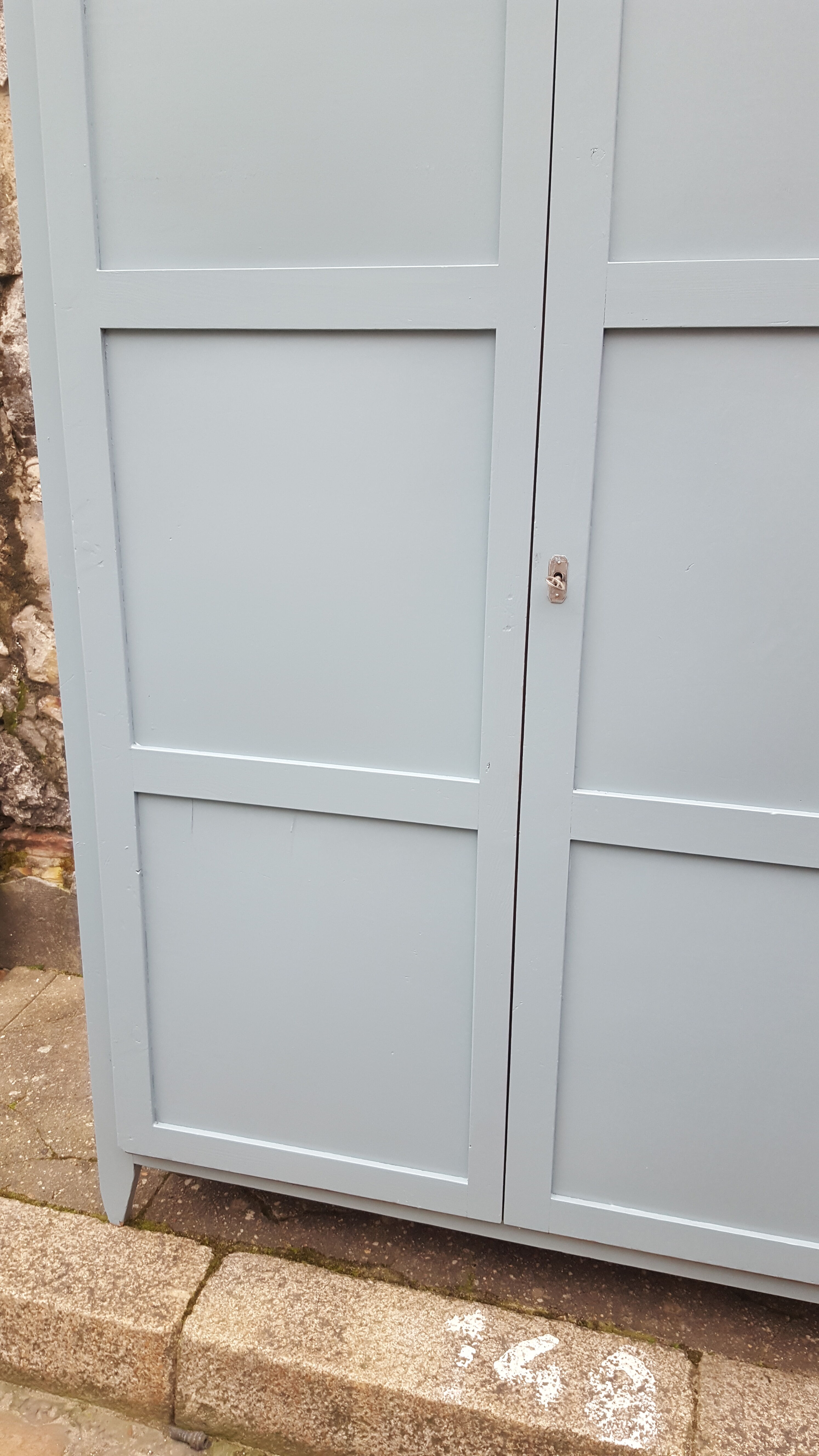 Cabinet typical of paris blue grey