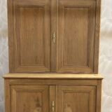 Louis Philippe 2-piece buffet, airbrushed solid walnut