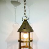 1-light brass lantern
