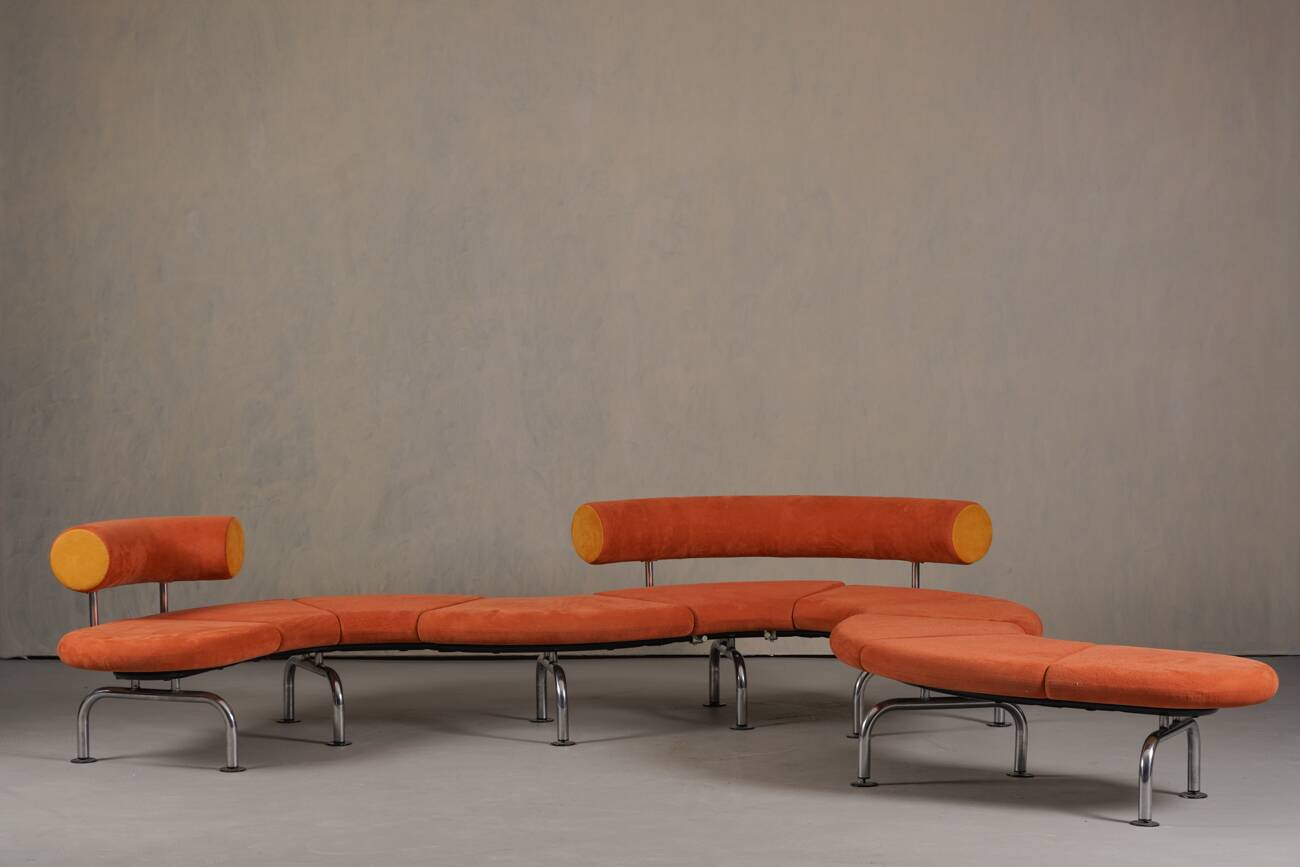 Vintage Pipeline Sofa by Erik Jorgensen, Denmark 1980s