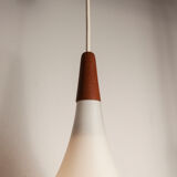 Opaline suspension drop of water by Holmegaard, 1960