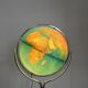 Globe de sol italien "Geoscope" avec éclairage de Ricoscope, années 1970