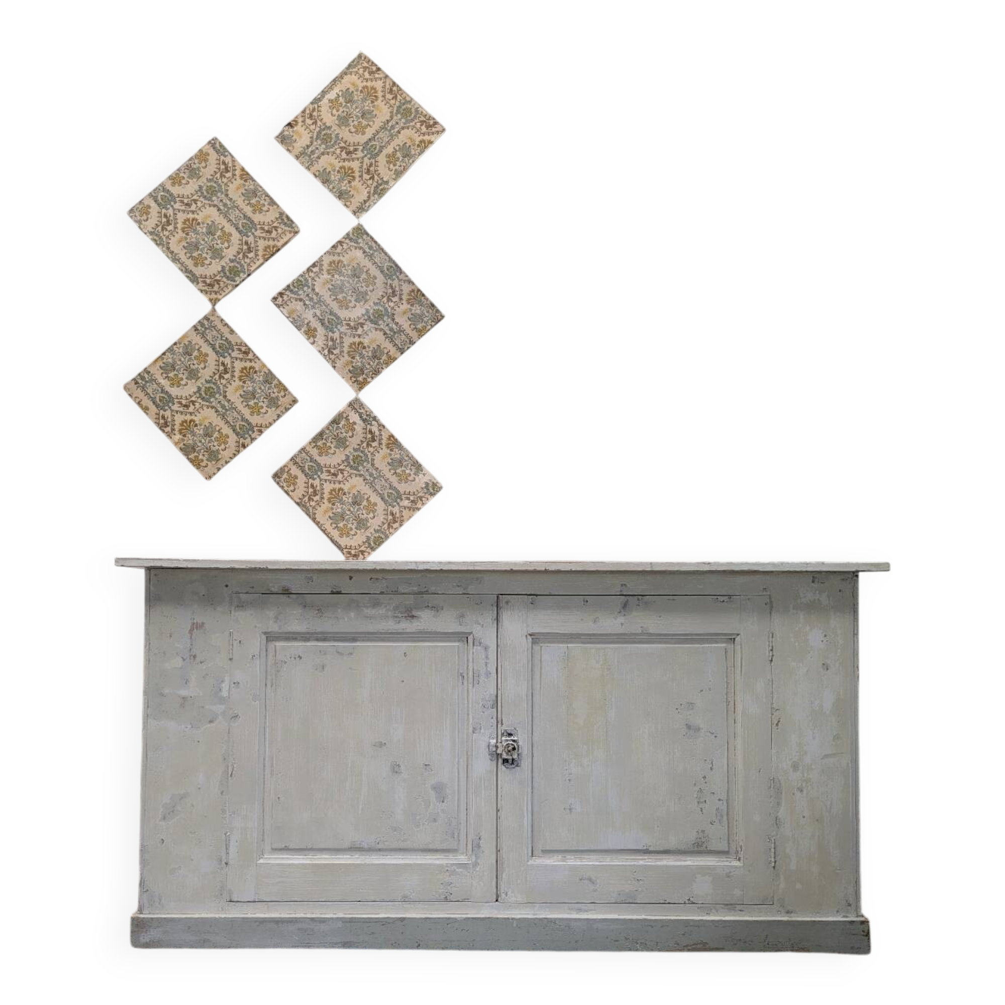 Large patinated buffet