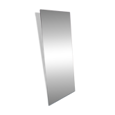 Vintage rectangular mirror without frame 78x156cm