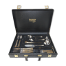 Householder Solingen Bestecke gold-plated 59 pieces in briefcase and bulk