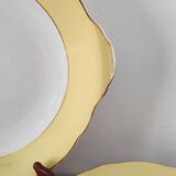 Set of plates and Lunéville dish