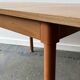 Mid-Century modern extending dining table by Schreiber Furniture