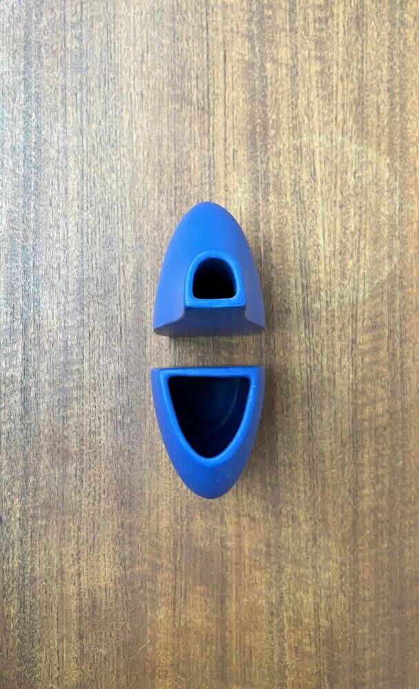 Postmodern minimalist vases from Bel Mondo, Italy, 1980s, set of 2.