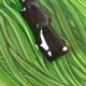 Beurrier barbotine feuille verte avec couteau bambou noir