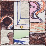 Alechinsky pierre (1927) "travaux d'impression", 1980. original poster in lithography