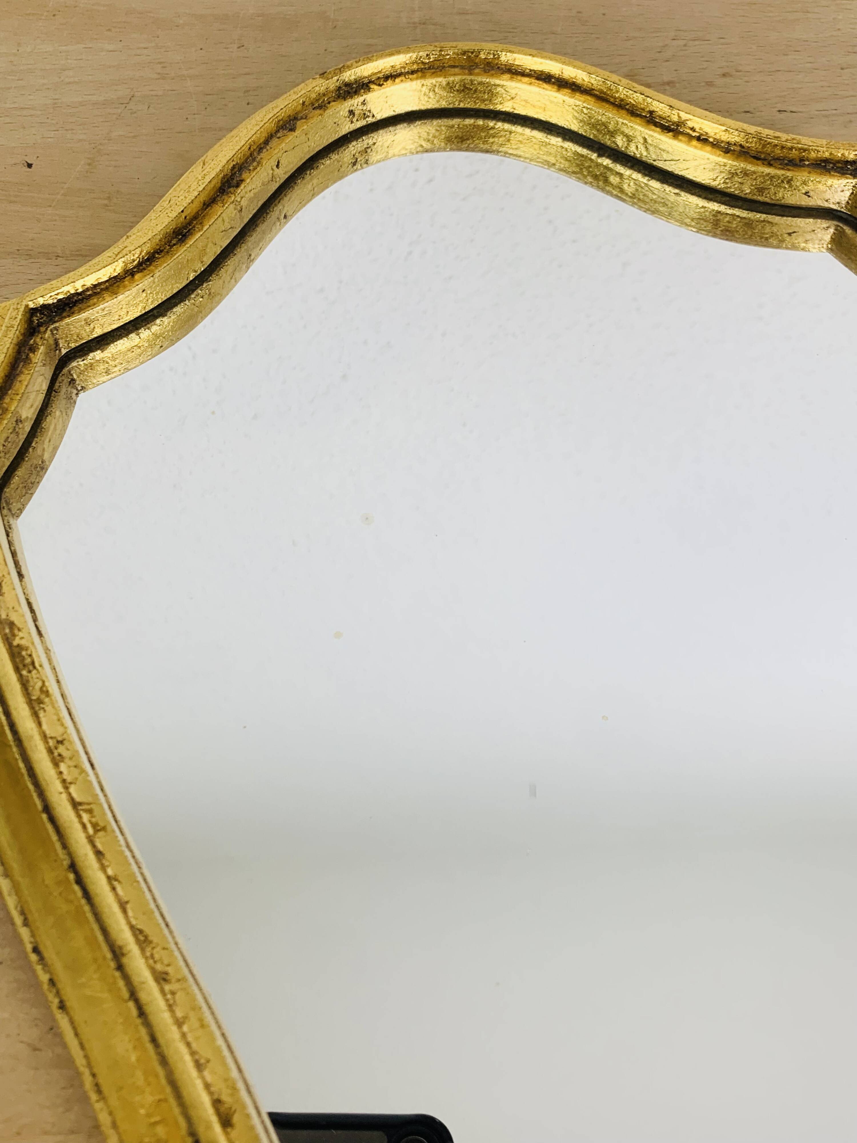 Classic style gilded wood mirror