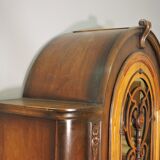 40s carved wooden display case