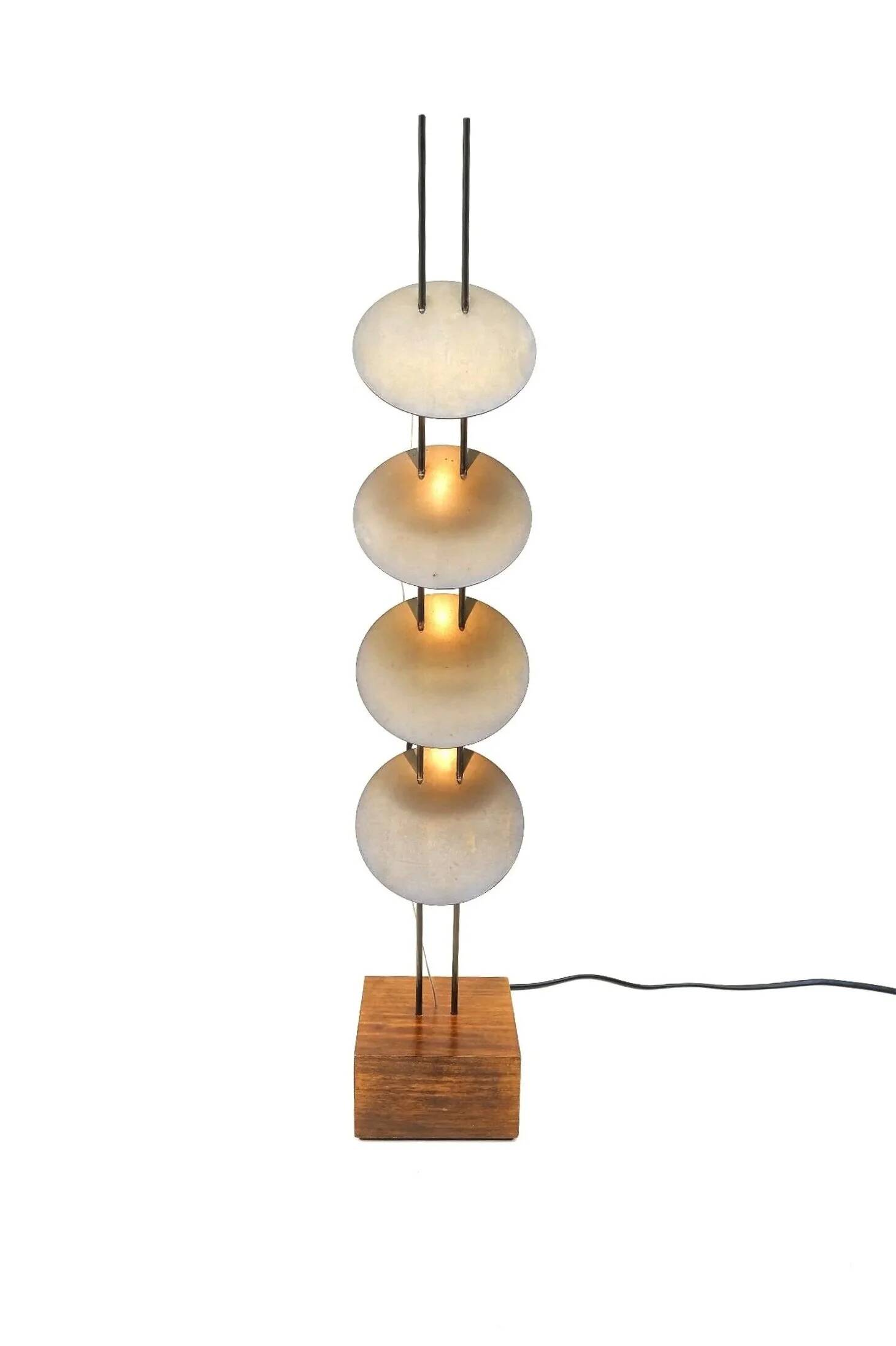 "Moonlight" lamp by Eric de Dormael for Ombre Portée in brass