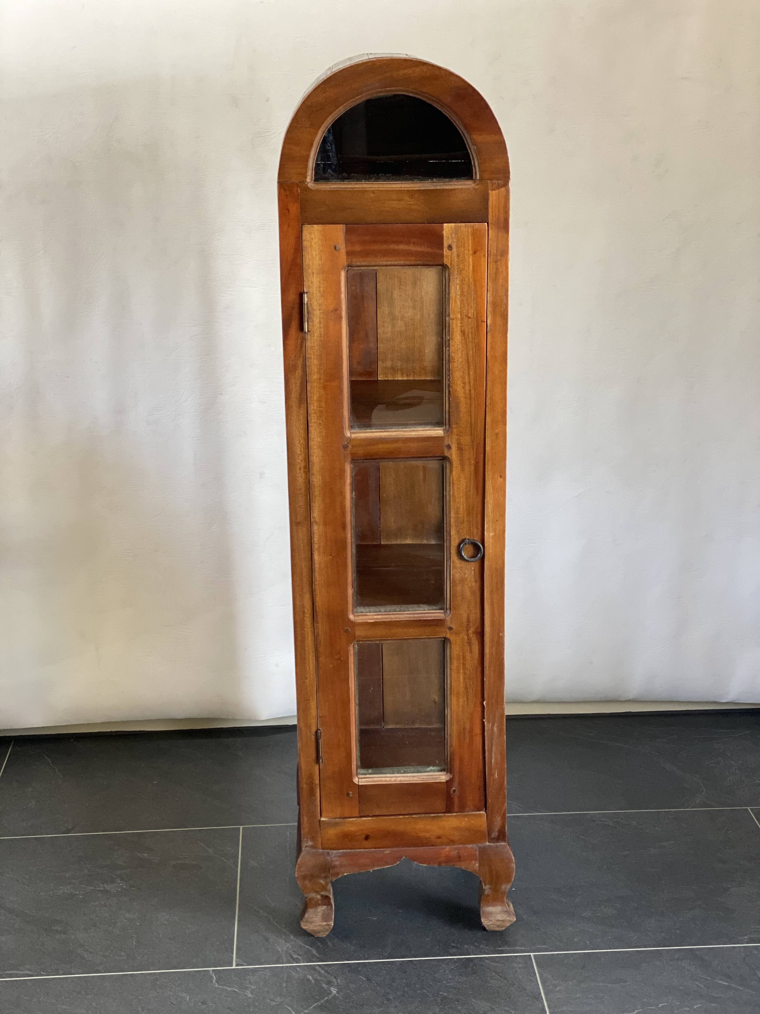 Vintage domed lighthouse curio cabinet