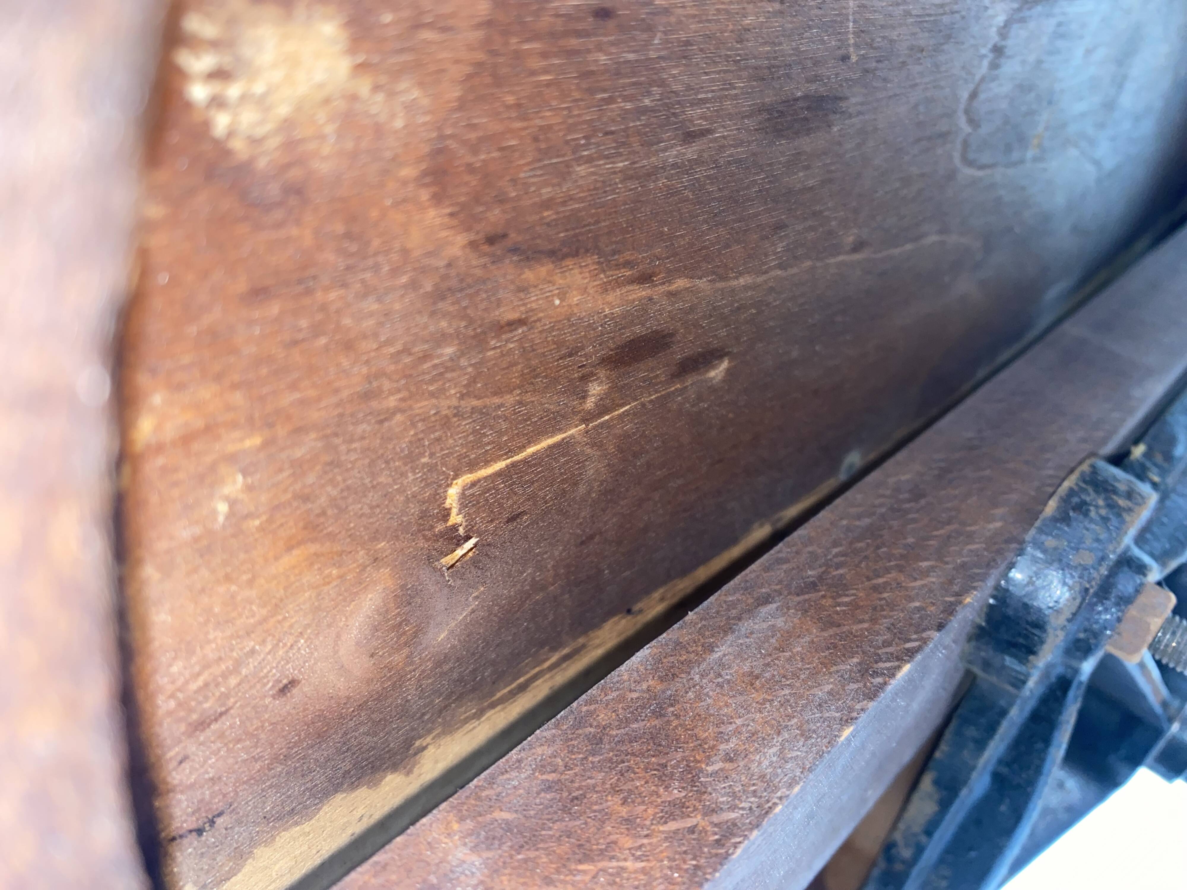 Baumann rotating wooden armchair