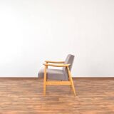 Mid-Century Polish Lounge Chairs by J. Kędziorek, 1960s. Set of 2.