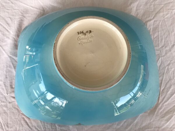 Coupe vide poche céramique Monaco Cerazur 1950/60