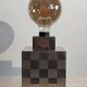 Cube lamp - checkered - Françoise Sée - Space Age Design - Vintage era - 60s / 70s