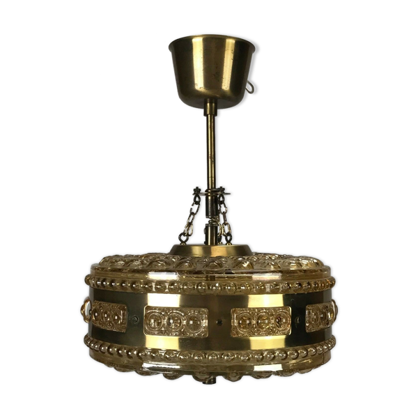 Lampe suspendue en laiton