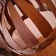 Scandinavian wooden slat suspension
