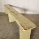 Paire de bancs en bois