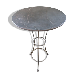 Stone pedestal table